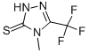 结构式 CAS# 30682-81-6, 4-甲基-5-(三氟甲基)-1,2,4-三唑啉-3(2H)-硫酮