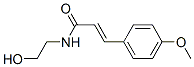CAS 登录号：30687-06-0， N-(2-羟基乙基)-3-(4-甲氧基苯基)丙-2-烯酰胺