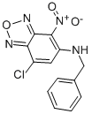 structure of CAS# 306934-83-8, N-Benzyl-4-Nitro-2,1,3-Benzoxadiazol-5-Amine;BENZYL-(7-CHLORO-4-NITRO-BENZO[1,2,5]OXADIAZOL-5-YL)-AMINE;N-BENZYL-4-NITRO-2,1,3-BENZOXADIAZOL-5-AMINE;5-BENZYLAMINO-7-CHLORO-4-NITROBENZOFURAZAN