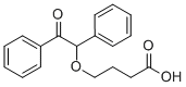 structure of CAS# 306935-85-3, 4-Oxo-4-(2-Oxo-1,2-Diphenylethoxy)Butanoic Acid;4-OXO-4-(2-OXO-1,2-DIPHENYLETHOXY)BUTANOIC ACID;Benzoin Hemisuccinate