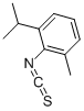 structure of CAS# 306935-86-4, 2-Isopropyl-6-Methylphenyl Isothiocyanate;Benzene, 2-Isothiocyanato-1-Methyl-3-(1-Methylethyl)- (9CI);2-ISOPROPYL-6-METHYLPHENYL ISOTHIOCYANATE