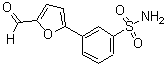 结构式 CAS# 306935-94-4, 3-(5-甲酰基-2-呋喃基)苯磺酰胺