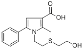 CAS#: 306936-23-2， 1-[2-[(2-Hydroxyethyl)Thio]Ethyl]-2-Methyl-5-Phenyl-1H-Pyrrole-3-Carboxylic Acid