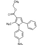 CAS#: 306936-25-4， Ethyl 1-(4-Aminophenyl)-2-Methyl-5-Phenyl-1H-Pyrrole-3-Carboxylate