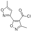 structure of CAS# 306936-71-0, 3-Methyl-5-(5-Methylisoxazol-3-Yl)Isoxazol-4-Carbonylchloride;3-METHYL-5-(5-METHYLISOXAZOL-3-YL)ISOXAZOLE-4-CARBONYL CHLORIDE 95+%;3-METHYL-5-(5-METHYLISOXAZOL-3-YL)ISOXAZOLE-4-CARBONYL CHLORIDE;3-METHYL-5-(5-METHYLISOXAZOL-3-YL)ISOXAZOL-4-CARBONYLCHLORIDE