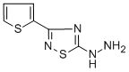 structure of CAS# 306936-74-3, 5-Hydrazino-3-(2-Thienyl)-1,2,4-Thiadiazole;5-HYDRAZINO-3-(2-THIENYL)-1,2,4-THIADIAZOLE HYDROCHLORIDE;5-HYDRAZINO-3-(THIEN-2-YL)-1,2,4-THIADIAZOLE;5-HYDRAZINO-3-(2-THIENYL)-1,2,4-THIADIAZOLE