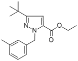 CAS 登录号：306936-95-8， 3-(叔丁基)-1-(3-甲基苄基)-1H-吡唑-5-羧酸乙酯