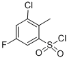 structure of CAS# 306937-30-4, 3-Chloro-5-Fluoro-2-Methylbenzene Sulfonyl Chloride;2,4-Dimethyl-3-[2-(2-Methylphenyl)Diazenyl]-6-Sulfanylbenzonitrile;Benzenesulfonyl Chloride, 3-Chloro-5-Fluoro-2-Methyl- (9CI);3-Chloro-5-Fluoro-2-Methylbenzene-1-Sulfonyl Chloride