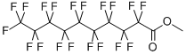 structure of CAS# 307-79-9, Methyl Perfluorodecanoate;Methylnonadecafluorodecanoate~Perfluorodecanoicacidmethylester;Nonadecafluorodecanoic Acid Methyl Ester;PERFLUORODECANOIC ACID METHYL ESTER