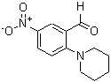 结构式 CAS# 30742-60-0, 5-硝基-2-哌啶苯甲醛