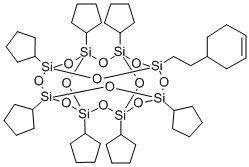 CAS#: 307496-19-1， 1-[2-(3-Cyclohexen-1-yl)ethyl]-3,5,7,9,11,13,15-heptacyclopentylpentacyclo[9.5.13,9.15,15.17,13]octasiloxane