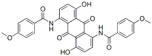 CAS#: 3076-87-7， N-[4,8-Dihydroxy-5-[(4-Methoxybenzoyl)Amino]-9,10-Dioxoanthracen-1-Yl]-4-Methoxybenzamide
