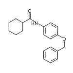 CAS#: 308299-15-2， N-[4-(Benzyloxy)Phenyl]Cyclohexanecarboxamide