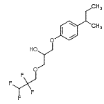 CAS#: 308362-88-1， 1-(4-Sec-Butylphenoxy)-3-(2,2,3,3-Tetrafluoropropoxy)-2-Propanol