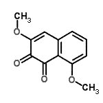 CAS#: 30839-37-3， 3,8-Dimethoxy-1,2-Naphthalenedione