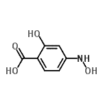 CAS#: 3096-66-0， 2-Hydroxy-4-(Hydroxyamino)Benzoic Acid