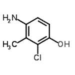 CAS#: 3096-68-2， 4-Amino-2-Chloro-3-Methylphenol