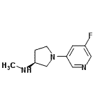 CAS#: 309960-06-3， (3S)-1-(5-Fluoro-3-Pyridinyl)-N-Methyl-3-Pyrrolidinamine