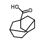 structure of CAS# 31061-65-1, Tricyclo[4.3.1.1<Sup>3,8</Sup>]Undecane-1-Carboxylic Acid;