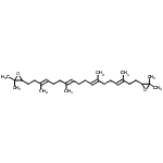 CAS#: 31063-19-1， 2,2'-[(3E,7E,11E,15E)-3,7,12,16-Tetramethyl-3,7,11,15-Octadecatetraene-1,18-Diyl]Bis(3,3-Dimethyloxirane)