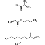 CAS#: 31071-53-1， Butyl Prop-2-Enoate, 2-Ethylhexyl Prop-2-Enoate, 2-Methylprop-2-Enoic Acid
