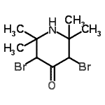 CAS#: 31084-42-1， 3,5-Dibromo-2,2,6,6-Tetramethyl-4-Oxo-1-Piperidinyl