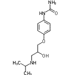 CAS#: 31088-90-1， 1-{4-[2-Hydroxy-3-(Isopropylamino)Propoxy]Phenyl}Urea