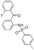 CAS#: 3109-35-1， N-[2-(2-Fluorobenzoyl)Phenyl]-4-Methylbenzenesulfonamide
