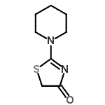 CAS 登录号：31101-37-8， 2-(1-哌啶基)-1,3-噻唑-4(5H)-酮