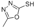 structure of CAS# 31130-17-3, 5-Methyl-[1,3,4]Oxadiazole-2-Thiol;1,3,4-Oxadiazole-2-Thiol, 5-Methyl-