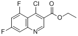 structure of CAS# 311346-69-7, Ethyl 4-Chloro-5,7-Difluoroquinoxaline-3-Carboxylate
