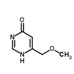 CAS 登录号：3122-78-9， 6-(甲氧基甲基)-4(1H)-嘧啶酮