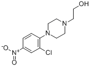 structure of CAS# 312269-35-5, 2-[4-(2-Chloro-4-Nitrophenyl)Piperazin-1-Yl]Ethanol;2-[4-(2-Chloro-4-Nitrophenyl)Piperazin-1-Yl]Ethanol(SALTDATA: FREE);1-(2-Chloro-4-Nitrophenyl)-4-(2-Hydroxyethyl)Piperazine;2-[4-(2-CHLORO-4-NITROPHENYL)PIPERAZIN-1-YL]ETHANOL