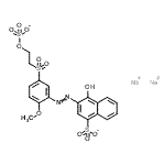 CAS#: 31237-02-2， Disodium 4-Hydroxy-3-[(2-Methoxy-5-{[2-(Sulfonatooxy)Ethyl]Sulfonyl}Phenyl)Diazenyl]-1-Naphthalenesulfonate