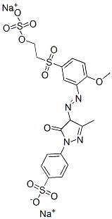 CAS#: 31237-03-3， Disodium 4-[4,5-Dihydro-4-[[2-Methoxy-5-[[2-(Sulphonatooxy)Ethyl]Sulphonyl]Phenyl]Azo]-3-Methyl-5-Oxo-1H-Pyrazol-1-Yl]Benzenesulphonate