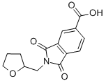 结构式 CAS# 312498-19-4, 1,3-二氧代-2-[[(2R)-四氢呋喃-2-基]甲基]异吲哚-5-羧酸