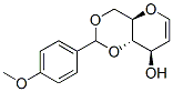 结构式 CAS# 312623-79-3, 4,6-O-(4-甲氧基苄亚基)-D-葡萄烯糖