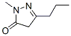 structure of CAS# 31272-04-5, 1-Methyl-3-n-Propyl-2-Pyrazolin-5-One;1-METHYL-3-PROPYL-4,5-DIHYDRO-1H-PYRAZOL-5-ONE 1-METHYL-3-N-PROPYL-2-PYRAZOLIN-5-ONE;1-Methyl-3-Propyl-4,5-Dihydro-1H-Pyrazol-5-One (1-Methyl-3-N-Propyl-2-Pyrazolin-;1-METHYL-3-PROPYL-4,5-DIHYDRO-1H-PYRAZOL-5-ONE