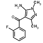 CAS#: 31272-21-6， (5-Amino-1,3-Dimethyl-1H-Pyrazol-4-Yl)(2-Fluorophenyl)Methanone