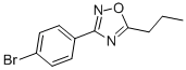 structure of CAS# 312750-72-4, 3-(4-Bromophenyl)-5-Propyl-1,2,4-Oxadiazole