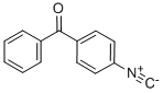 structure of CAS# 3128-83-4, 4-Isocyanobenzophenone;(4-Isocyanophenyl)-Phenyl-Methanone;4-Isocyanobenzophenone;Y04003