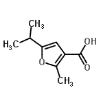 CAS#: 3132-67-0， 5-Isopropyl-2-Methyl-3-Furoic Acid