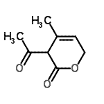 CAS 登录号：313334-46-2， 3-乙酰基-4-甲基-3,6-二氢-2H-吡喃-2-酮