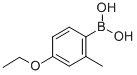 structure of CAS# 313545-31-2, 4-Ethoxy-2-Methylphenylboronic Acid;4-Ethoxy-2-Methylbenzeneboronic Acid 98%;5-Ethoxytoluene-2-Boronic Acid