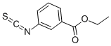 structure of CAS# 3137-84-6, 3-Ethoxycarbonylphenyl Isothiocyanate;3-ETHOXYCARBONYLPHENYL ISOTHIOCYANATE;Ethyl 3-Isothiocyanatobenzoate
