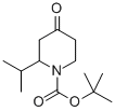 structure of CAS# 313950-41-3, 1-Boc-2-Isopropyl-Piperidin-4-One;TERT-BUTYL 2-ISOPROPYL-4-OXOPIPERIDINE-1-CARBOXYLATE;2-Isopropyl-4-Oxopiperidine, N-BOC Protected 97%;2-ISOPROPYL-4-OXOPIPERIDINE, N-BOC PROTECTED