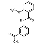 CAS#: 314022-80-5， N-(3-Acetylphenyl)-2-Methoxybenzamide
