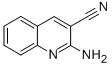 结构式 CAS# 31407-25-7, 2-氨基-3-喹啉甲腈