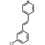 CAS#: 31428-94-1， 4-[(E)-2-(3-Chlorophenyl)Vinyl]Pyridine