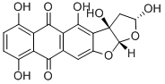 CAS#: 31456-72-1， (2R,3aR,12aS)-2,3,3a,12a-Tetrahydro-2,3a,4,6,9-Pentahydroxy-Anthra(2,3-b)Furo(3,2-D)Furan-5,10-Dione